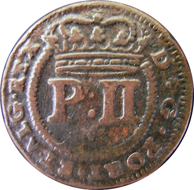 Moneda 5 Reales (Réais) - Pedro II | 1699 - 1703 - Anverso Anverso de 5 Reales (Réais) - Pedro II
