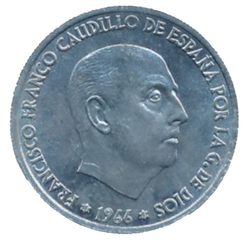 Moneda 50 Céntimos - Francisco Franco | 1966 - 1975 - Reverso Reverso de 50 Céntimos - Francisco Franco