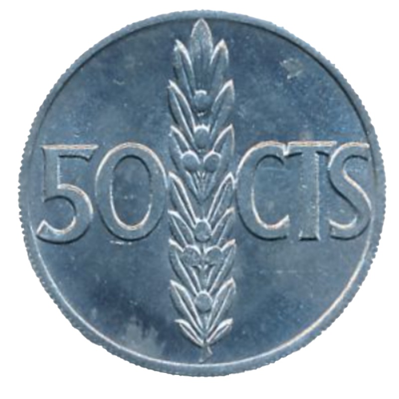 Moneda 50 Céntimos - Francisco Franco | 1966 - 1975 - Anverso Anverso de 50 Céntimos - Francisco Franco