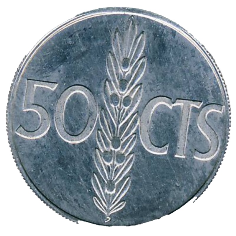 Anverso de 50 Céntimos - Juan Carlos I