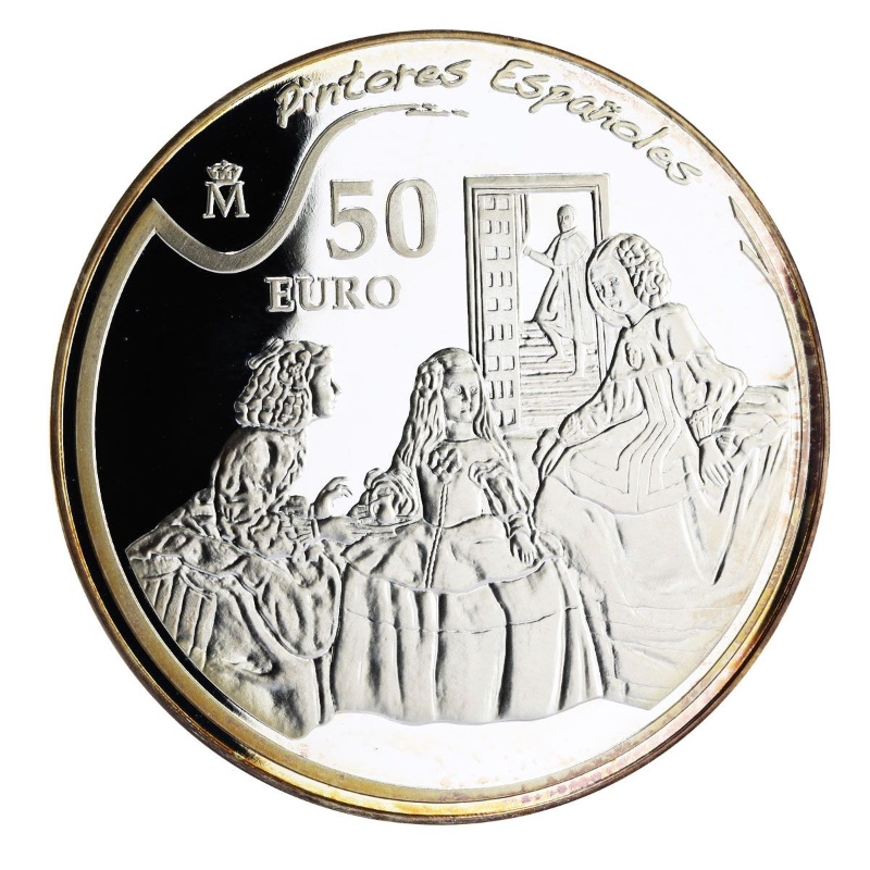 Reverso de 50 Euros (Diego Velázquez)