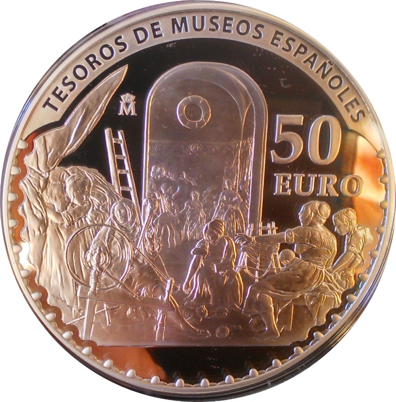 Reverso de 50 Euros (Diego Velázquez)