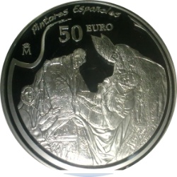 Reverso de 50 Euros (Domenicos Theotocopoulos "El Greco")