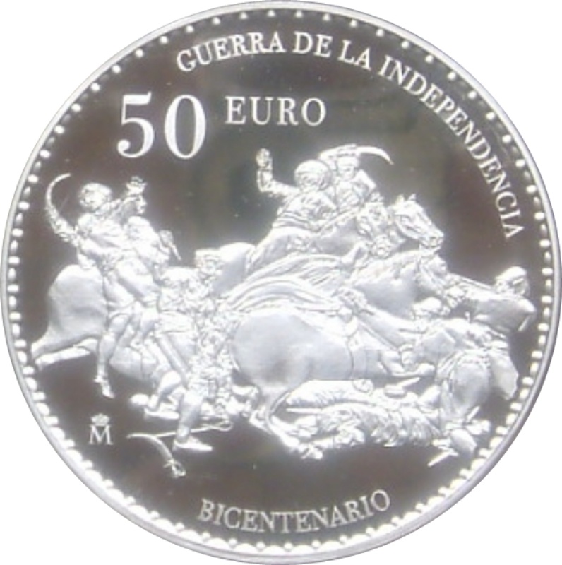 Reverso de 50 Euros (Guerra de la Independencia)