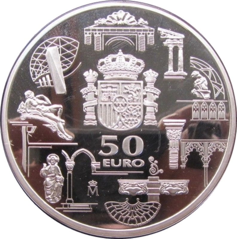 Reverso de 50 Euros - Juan Carlos I (Euro Introducción)