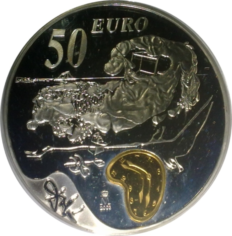 Reverso de 50 Euros (Salvador Dalí)