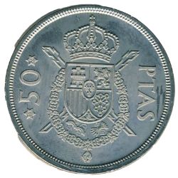 Anverso de 50 Pesetas - Juan Carlos I
