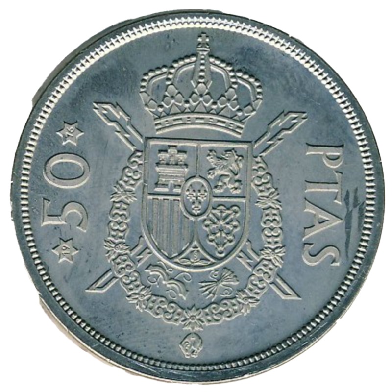 Anverso de 50 Pesetas - Juan Carlos I