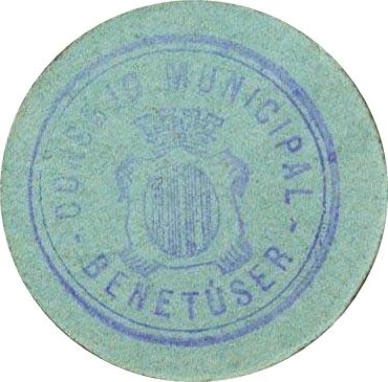Reverso de 50 Céntimos de peseta (Benetúser)