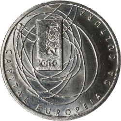 Reverso de 500 Escudos (Capital Cultural Porto-Europea, emisión Proof)