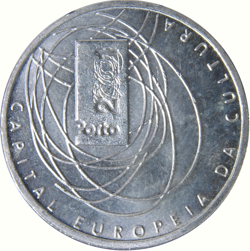 Moneda 500 Escudos (Capital Europea de la Cultura) | 2001 - Reverso Reverso de 500 Escudos (Capital Europea de la Cultura)