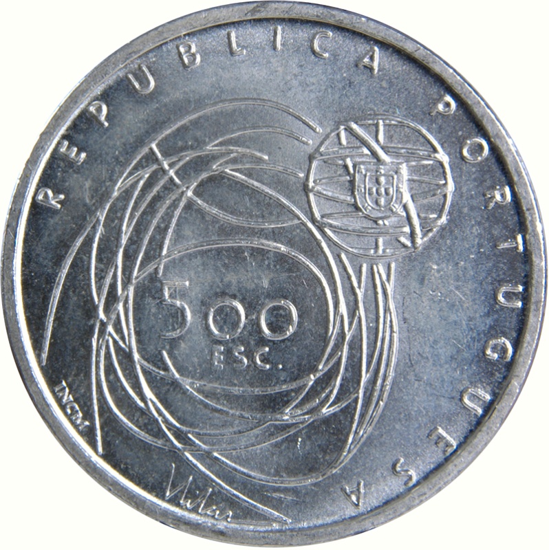 Moneda 500 Escudos (Capital Europea de la Cultura) | 2001 - Anverso Anverso de 500 Escudos (Capital Europea de la Cultura)