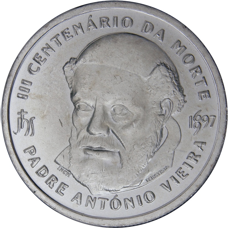 Moneda 500 Escudos (Padre António Vieira) | 1997 - Reverso Reverso de 500 Escudos (Padre António Vieira)