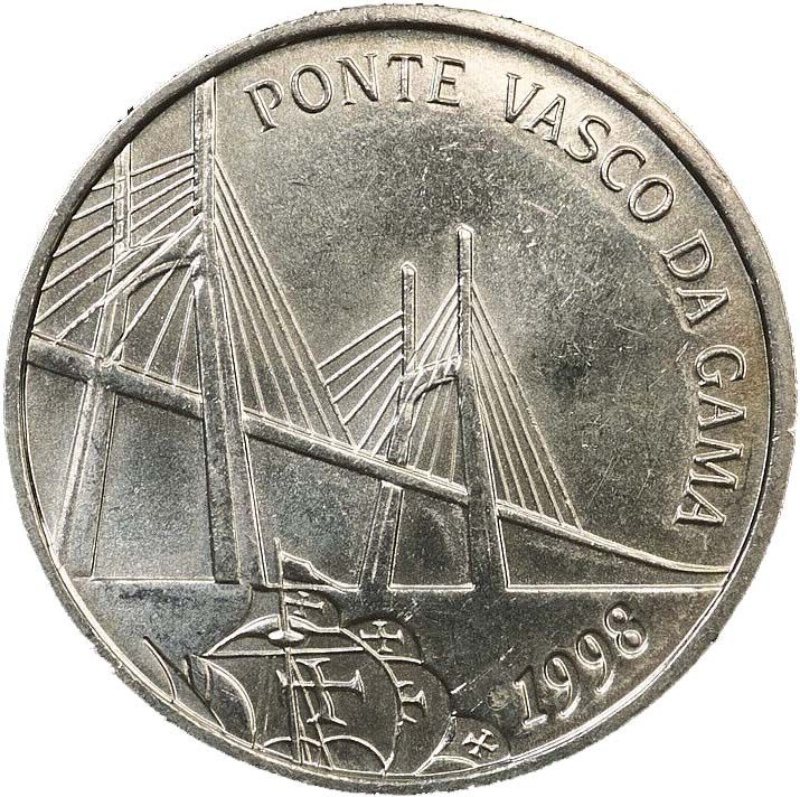 Reverso de 500 Escudos (Puente Vasco da Gama)