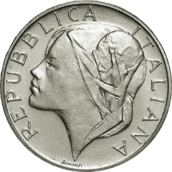 Anverso de 500 Liras (Copa del mundo 1990)