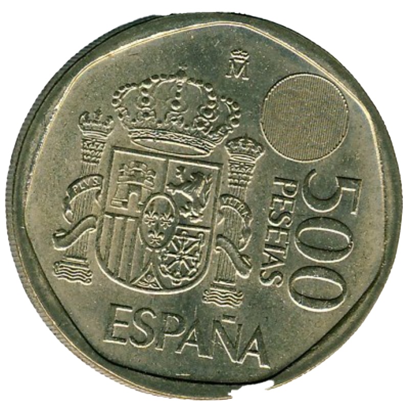 Anverso de 500 Pesetas - Juan Carlos I