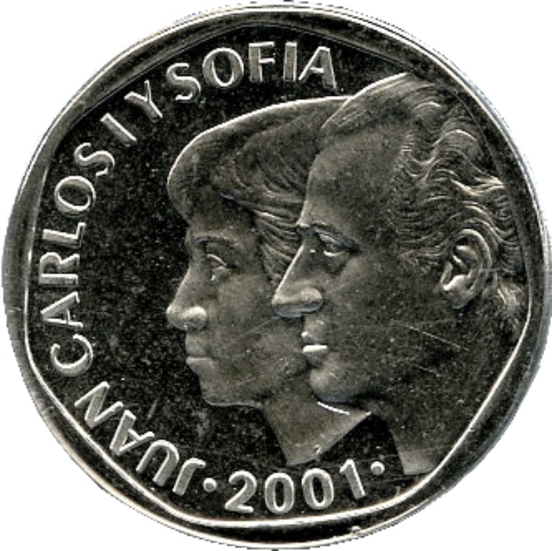 Anverso de 500 Pesetas - Juan Carlos I (plata)
