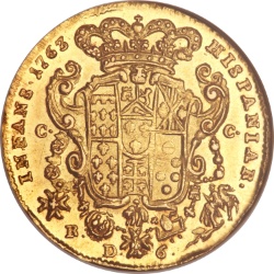 Reverso de 6 Ducati - Ferdinando IV