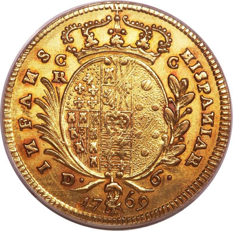 Moneda 6 Ducati - Ferdinando IV | 1768 - Reverso Reverso de 6 Ducati - Ferdinando IV