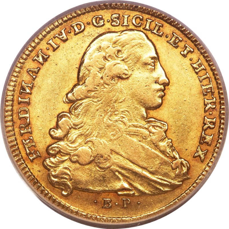 Moneda 6 Ducati - Ferdinando IV | 1768 - Anverso Anverso de 6 Ducati - Ferdinando IV