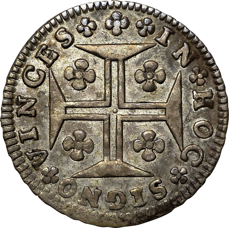 Moneda 6 Vinténs - João V | 1706 - 1750 - Reverso Reverso de 6 Vinténs - João V
