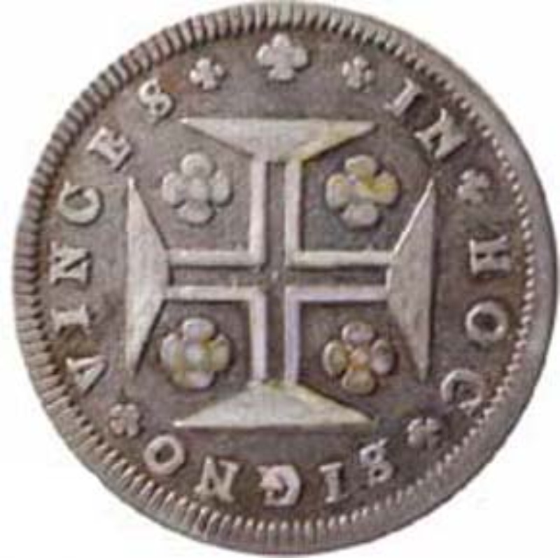 Moneda 6 Vinténs - Juan Príncipe Regente | 1802 - 1816 - Reverso Reverso de 6 Vinténs - Juan Príncipe Regente