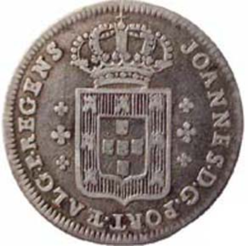Moneda 6 Vinténs - Juan Príncipe Regente | 1802 - 1816 - Anverso Anverso de 6 Vinténs - Juan Príncipe Regente