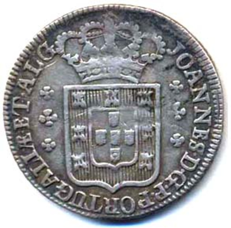 Moneda 6 Vinténs de Real (Réais) - Juan Príncipe Regente | 1799 - 1801 - Anverso Anverso de 6 Vinténs de Real (Réais) - Juan Príncipe Regente