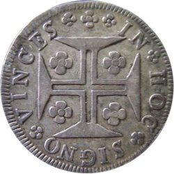 Reverso de 6 Vinténs de Real (Réais) - María I