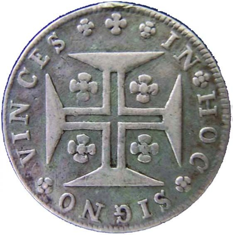 Moneda 6 Vinténs de Real (Réais) - María I andamp; pedro iii | 1777 - 1786 - Reverso Reverso de 6 Vinténs de Real (Réais) - María I andamp; pedro iii