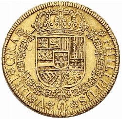 Anverso de 8 Escudos - Felipe V (Cuenca)