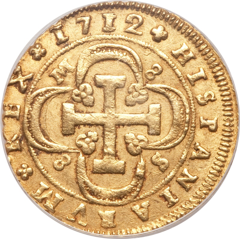 Moneda 8 Escudos - Felipe V (Sevilla, 1º tipo) | 1701 - 1719 - Reverso Reverso de 8 Escudos - Felipe V (Sevilla, 1º tipo)