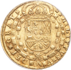 Anverso de 8 Escudos - Felipe V (Sevilla, 1º tipo)