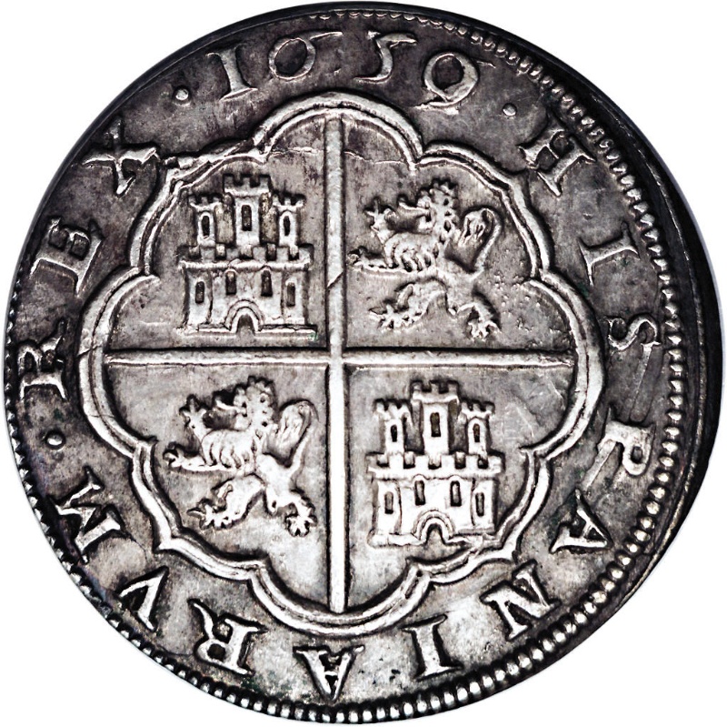 Reverso de 8 Reales - Felipe IV (Segovia, VIII)