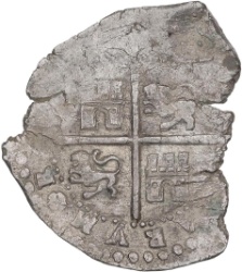 Reverso de 8 Reales - Felipe V (Sevilla)
