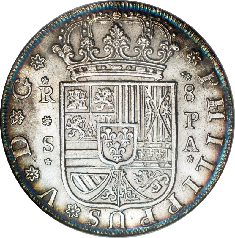 Anverso de 8 Reales - Felipe V (Sevilla)
