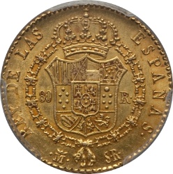 Reverso de 80 Reales - Fernando VII