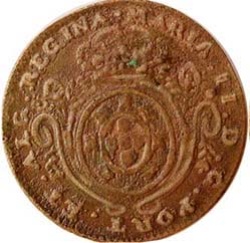 Anverso de 80 Reales (Réais) - María II