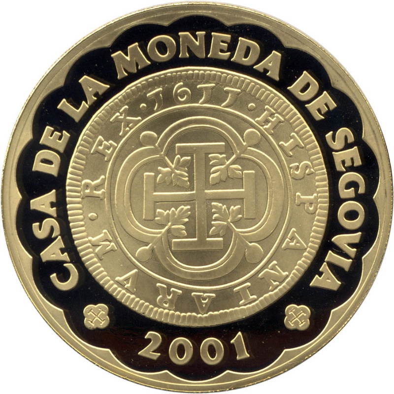 Reverso de 80.000 Pesetas (Ceca de Segovia)