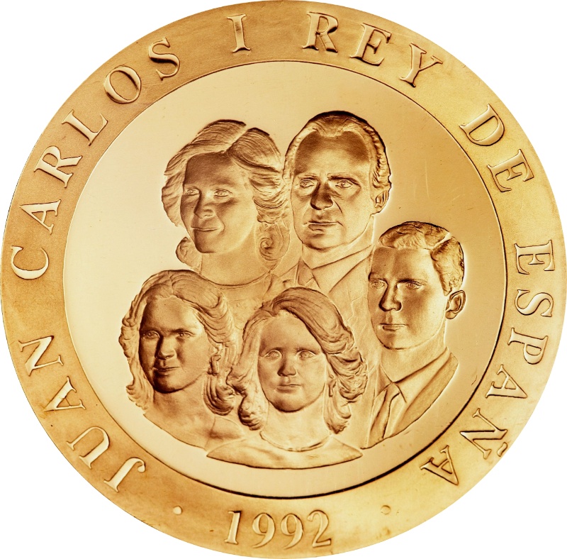 Anverso de 80.000 Pesetas - Juan Carlos I (Dos niños jugando a los dados)