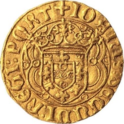 Anverso de Cruzado - João II (Híbrido João II/Afonso V)