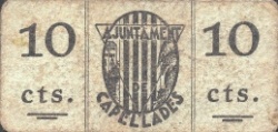 Anverso de 10 Céntimos (Capellades)