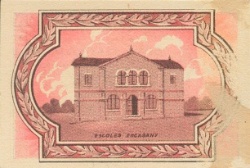 Reverso de 15 Céntimos (Cardona)