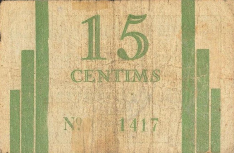 Reverso de 15 Céntimos (Palautordera)