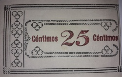 Reverso de 25 Céntimos (Cuevas del Almanzora)