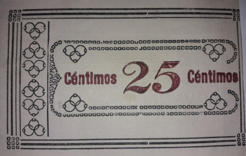 Reverso de 25 Céntimos (Cuevas del Almanzora)