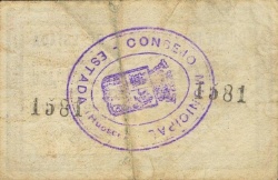 Reverso de 25 Céntimos (Estada)