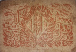 Reverso de 25 Céntimos (Sabadell)