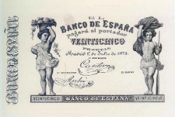 Anverso de 25 Pesetas