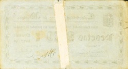 Reverso de 2.50 Pesetas (Muniesa)